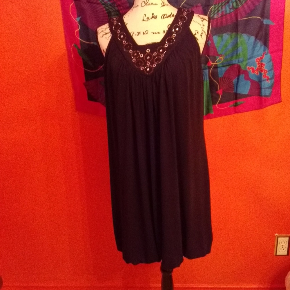 Black bubble dress